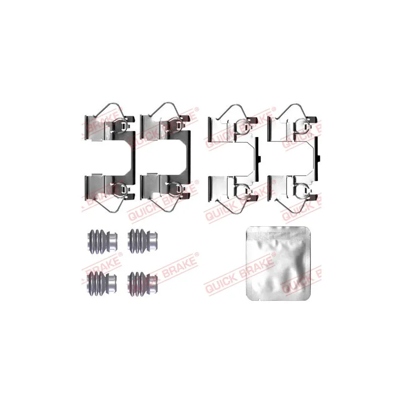 Kit d'accessoires, plaquette de frein à disque QUICK BRAKE 109-0116