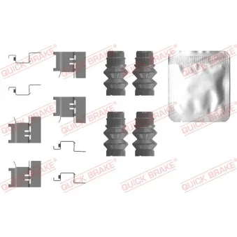 Kit d'accessoires, plaquette de frein à disque QUICK BRAKE 109-0120