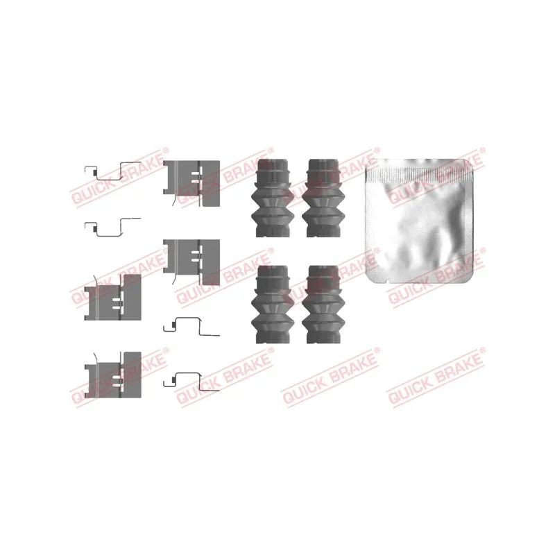 Kit d'accessoires, plaquette de frein à disque QUICK BRAKE 109-0120