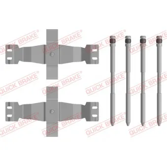 Kit d'accessoires, plaquette de frein à disque QUICK BRAKE 109-0122