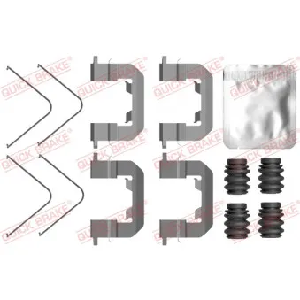 Kit d'accessoires, plaquette de frein à disque QUICK BRAKE 109-0123