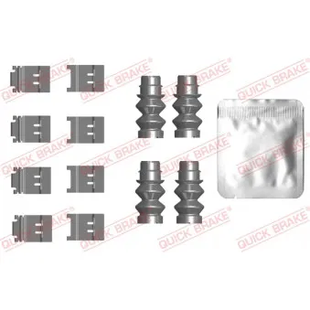 Kit d'accessoires, plaquette de frein à disque QUICK BRAKE 109-0124