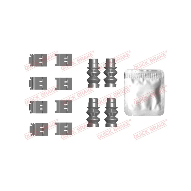Kit d'accessoires, plaquette de frein à disque QUICK BRAKE 109-0124