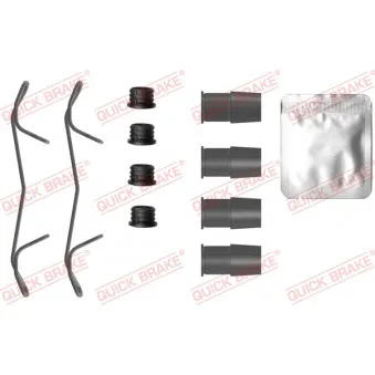 Kit d'accessoires, plaquette de frein à disque QUICK BRAKE 109-0125