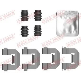 Kit d'accessoires, plaquette de frein à disque QUICK BRAKE 109-0126