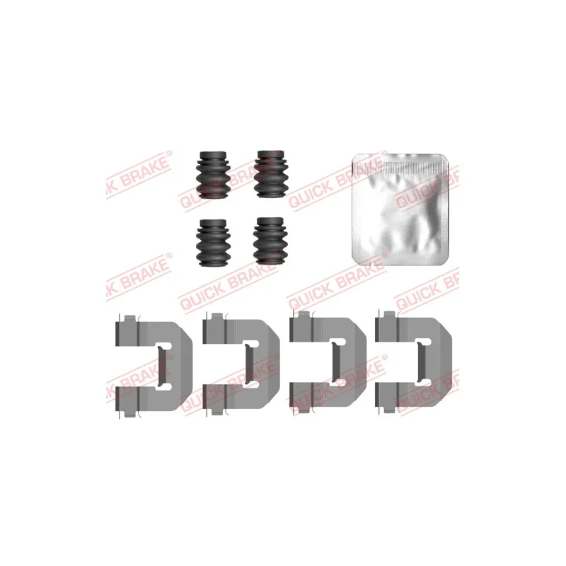 Kit d'accessoires, plaquette de frein à disque QUICK BRAKE 109-0126