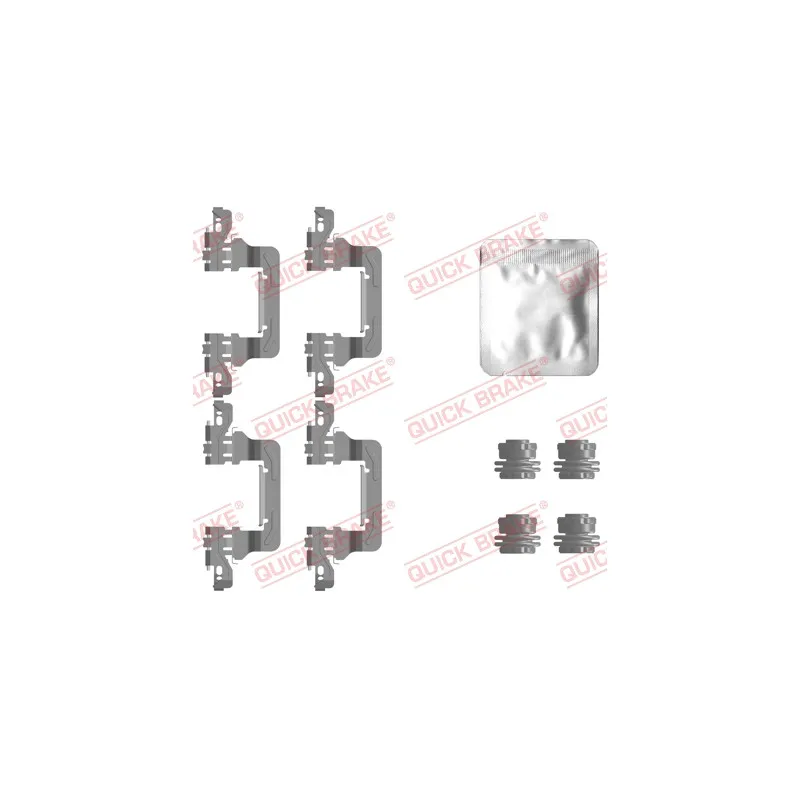 Kit d'accessoires, plaquette de frein à disque QUICK BRAKE 109-0130