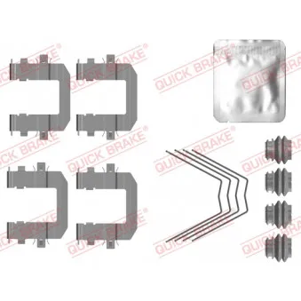 Kit d'accessoires, plaquette de frein à disque QUICK BRAKE 109-0131