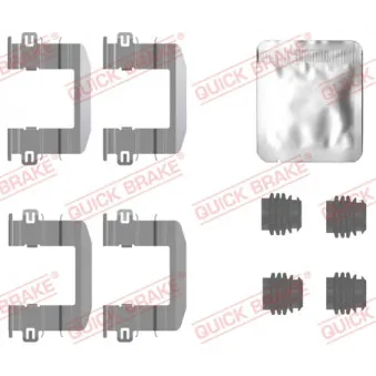 Kit d'accessoires, plaquette de frein à disque QUICK BRAKE 109-0132
