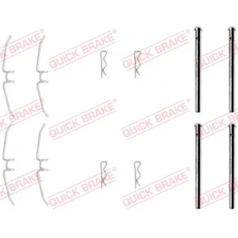 Kit d'accessoires, plaquette de frein à disque QUICK BRAKE 109-0901