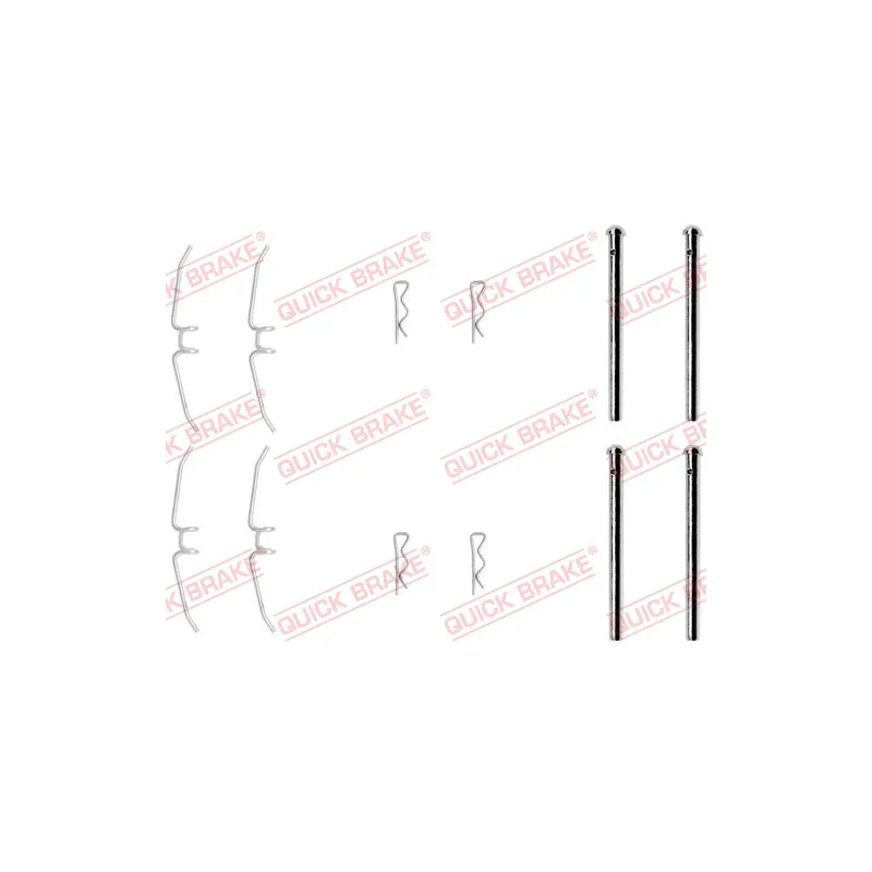 Kit d'accessoires, plaquette de frein à disque QUICK BRAKE 109-0901