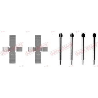 Kit d'accessoires, plaquette de frein à disque QUICK BRAKE 109-0903
