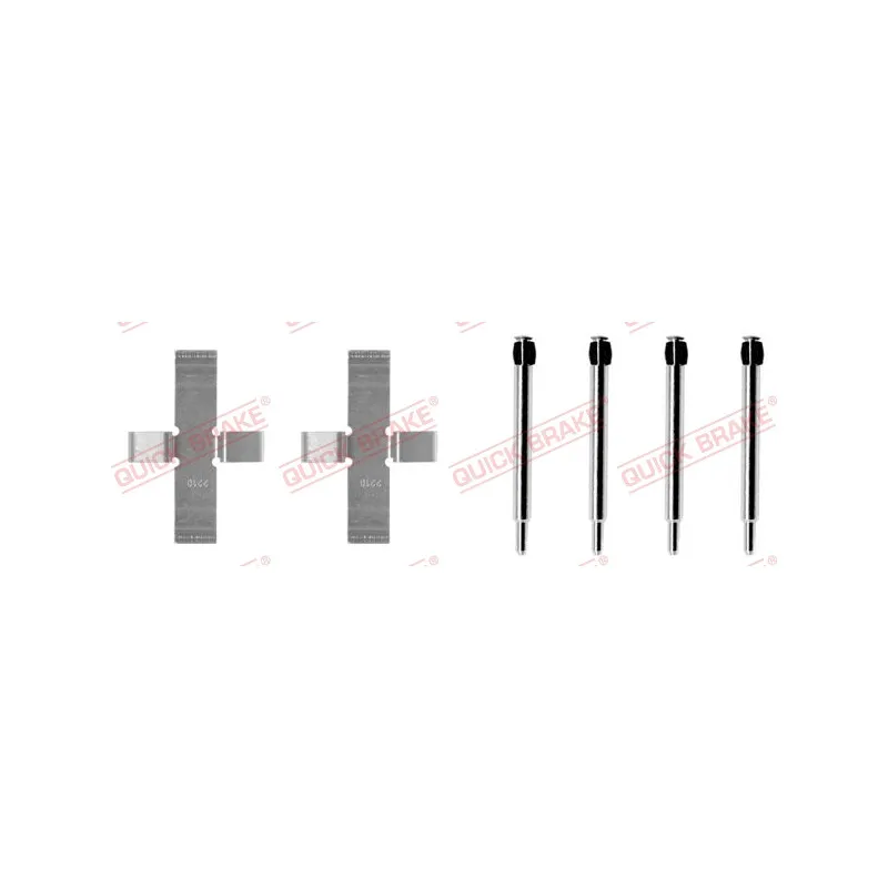 Kit d'accessoires, plaquette de frein à disque QUICK BRAKE 109-0903