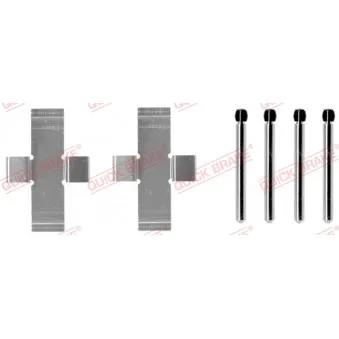 Kit d'accessoires, plaquette de frein à disque QUICK BRAKE 109-0904