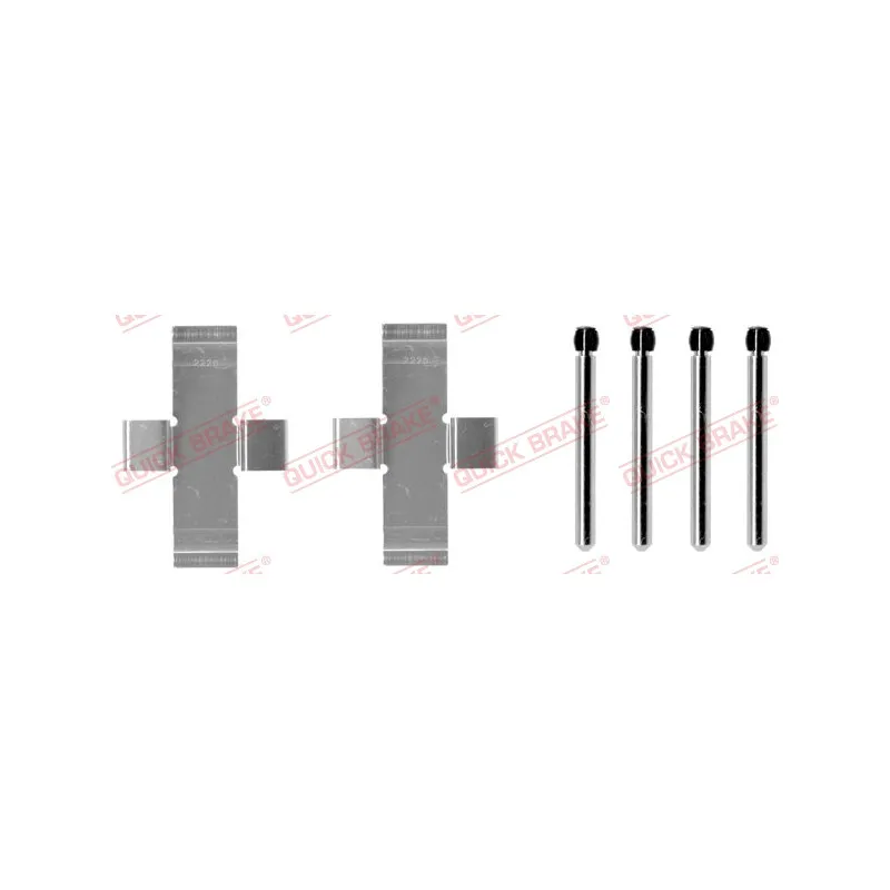 Kit d'accessoires, plaquette de frein à disque QUICK BRAKE 109-0904