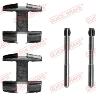 Kit d'accessoires, plaquette de frein à disque QUICK BRAKE 109-0906