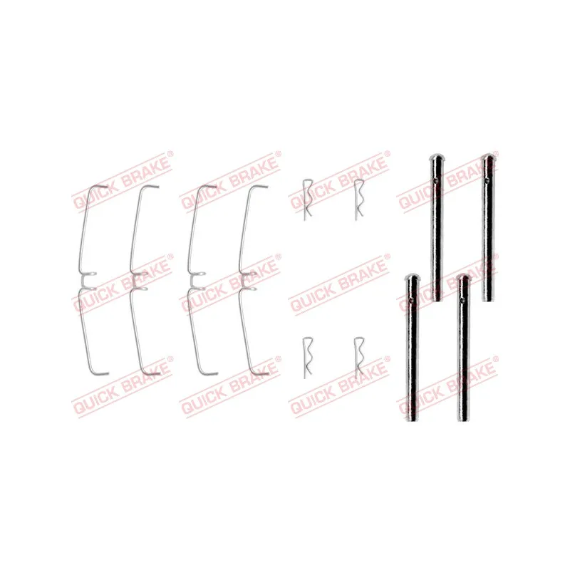 Kit d'accessoires, plaquette de frein à disque QUICK BRAKE 109-0907