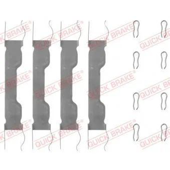 Kit d'accessoires, plaquette de frein à disque QUICK BRAKE 109-0909