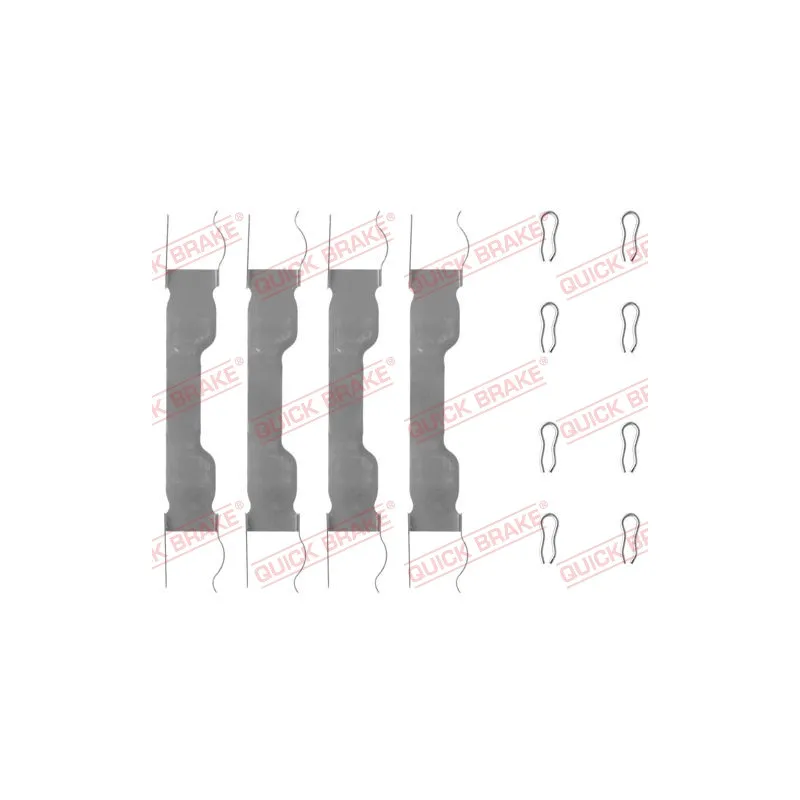 Kit d'accessoires, plaquette de frein à disque QUICK BRAKE 109-0909