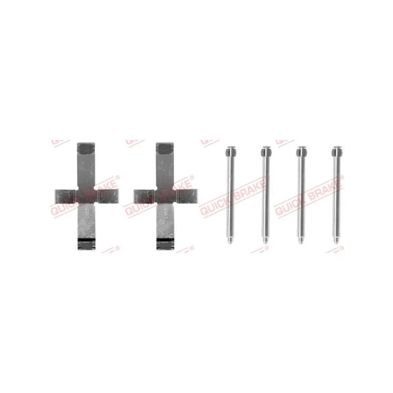 Kit d'accessoires, plaquette de frein à disque QUICK BRAKE 109-0911