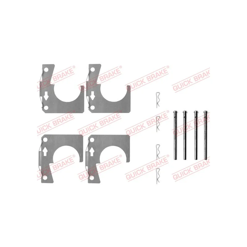 Kit d'accessoires, plaquette de frein à disque QUICK BRAKE 109-0914