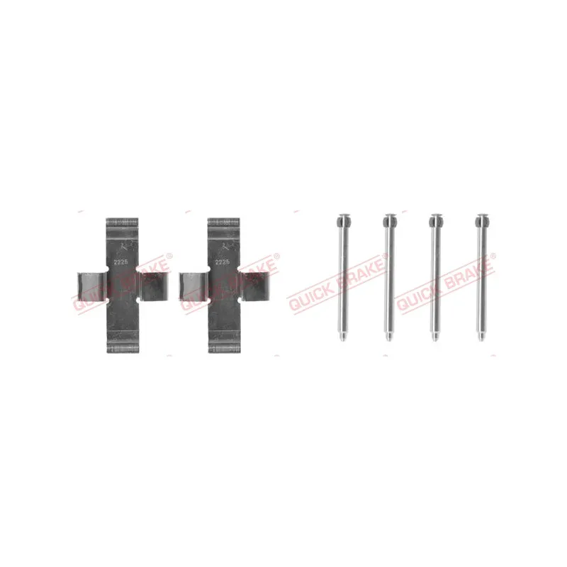 Kit d'accessoires, plaquette de frein à disque QUICK BRAKE 109-0916