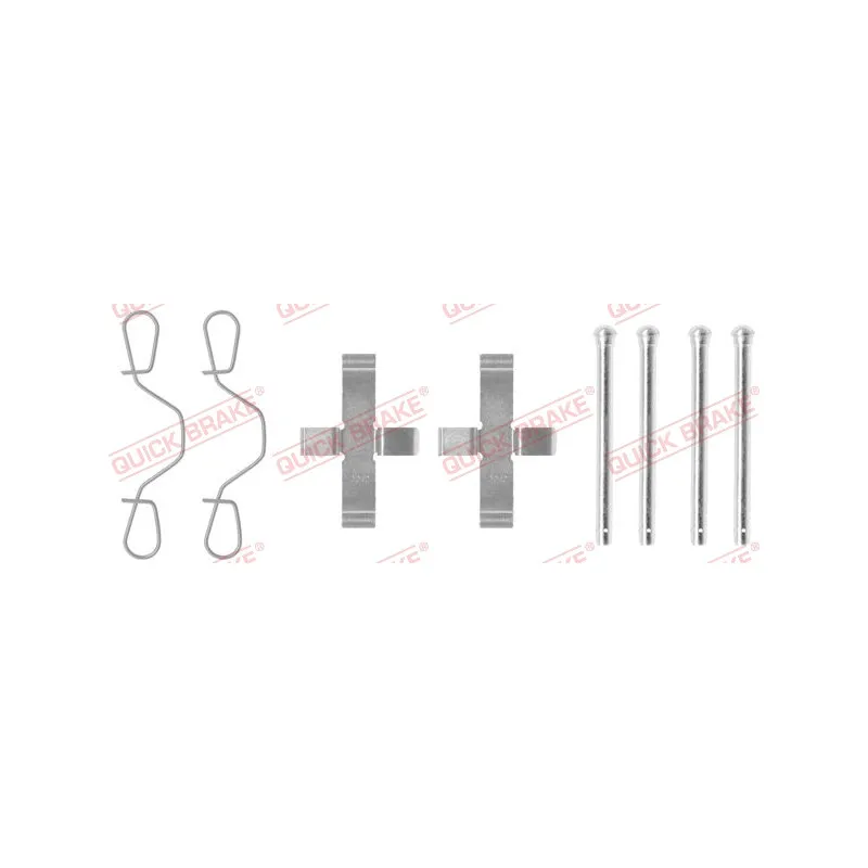 Kit d'accessoires, plaquette de frein à disque QUICK BRAKE 109-0923