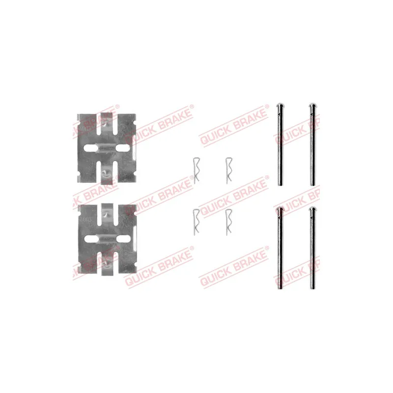 Kit d'accessoires, plaquette de frein à disque QUICK BRAKE 109-0932