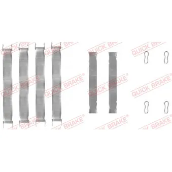 Kit d'accessoires, plaquette de frein à disque QUICK BRAKE 109-0937