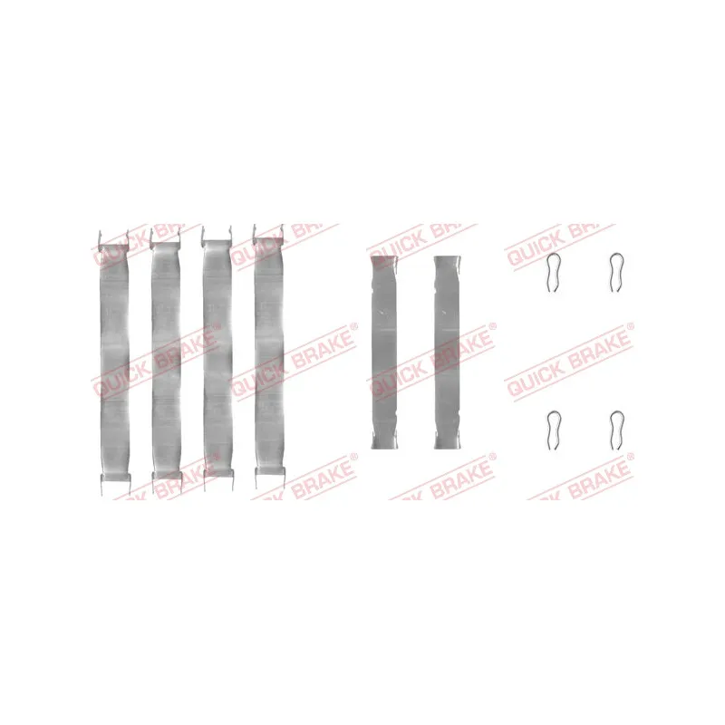 Kit d'accessoires, plaquette de frein à disque QUICK BRAKE 109-0937