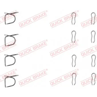 Kit d'accessoires, plaquette de frein à disque QUICK BRAKE 109-0939