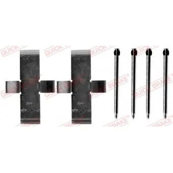 Kit d'accessoires, plaquette de frein à disque QUICK BRAKE 109-0945