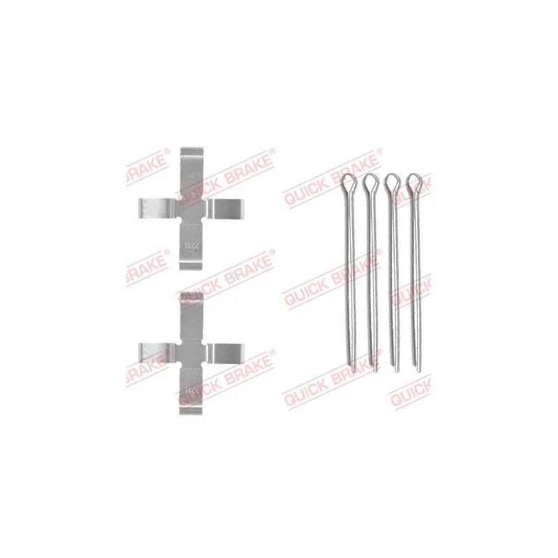 Kit d'accessoires, plaquette de frein à disque QUICK BRAKE 109-0949