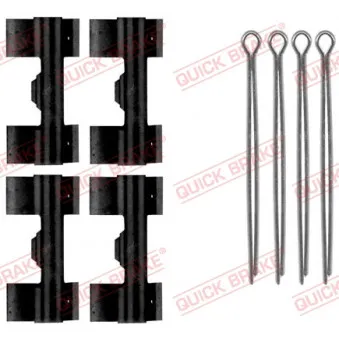 Kit d'accessoires, plaquette de frein à disque QUICK BRAKE 109-0952