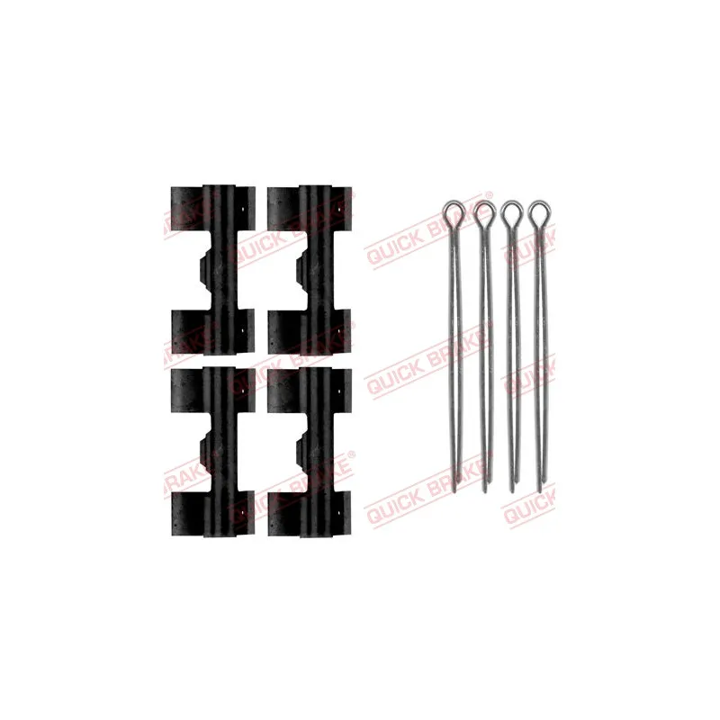 Kit d'accessoires, plaquette de frein à disque QUICK BRAKE 109-0952