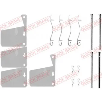 Kit d'accessoires, plaquette de frein à disque QUICK BRAKE 109-0955
