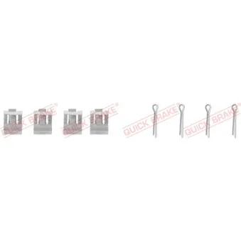 Kit d'accessoires, plaquette de frein à disque QUICK BRAKE 109-0959