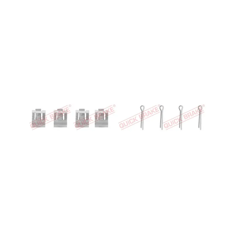 Kit d'accessoires, plaquette de frein à disque QUICK BRAKE 109-0959