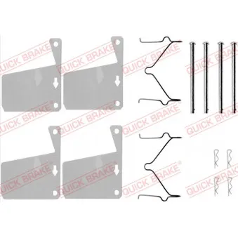 Kit d'accessoires, plaquette de frein à disque QUICK BRAKE 109-0960