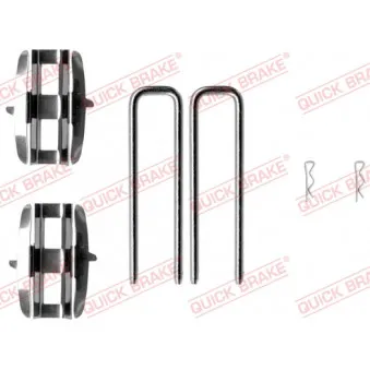 Kit d'accessoires, plaquette de frein à disque QUICK BRAKE 109-0961