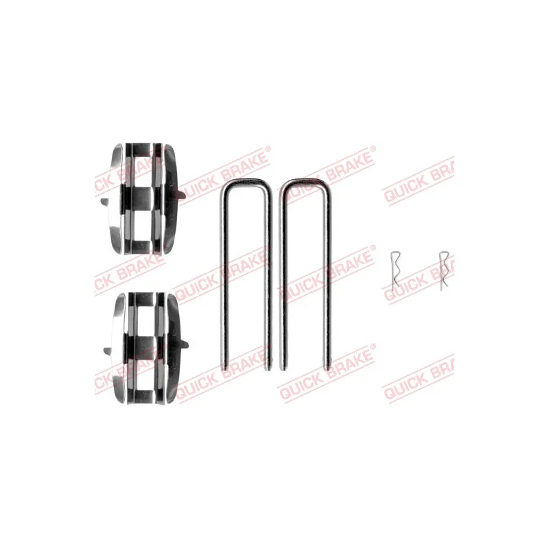Kit d'accessoires, plaquette de frein à disque QUICK BRAKE 109-0961