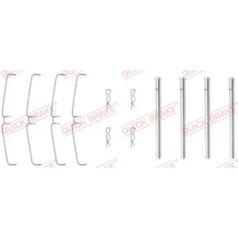 Kit d'accessoires, plaquette de frein à disque QUICK BRAKE 109-0965