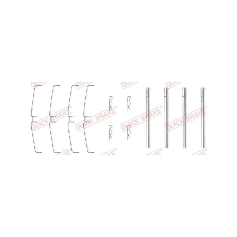 Kit d'accessoires, plaquette de frein à disque QUICK BRAKE 109-0965
