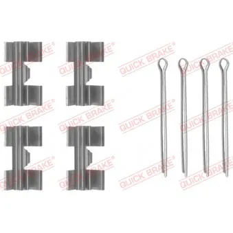 Kit d'accessoires, plaquette de frein à disque QUICK BRAKE 109-0969