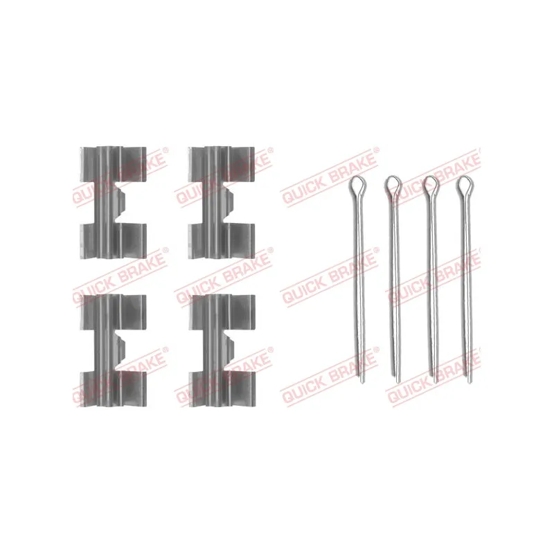 Kit d'accessoires, plaquette de frein à disque QUICK BRAKE 109-0969
