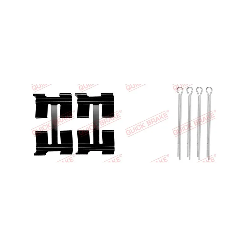 Kit d'accessoires, plaquette de frein à disque QUICK BRAKE 109-0972