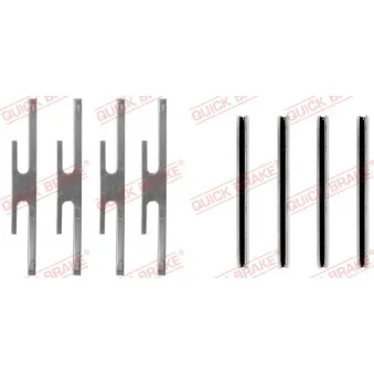 Kit d'accessoires, plaquette de frein à disque QUICK BRAKE 109-0975