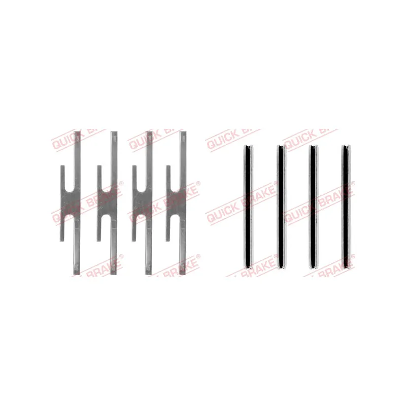 Kit d'accessoires, plaquette de frein à disque QUICK BRAKE 109-0975