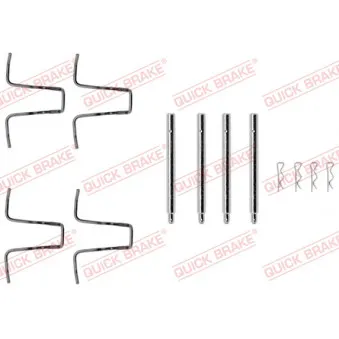 Kit d'accessoires, plaquette de frein à disque QUICK BRAKE 109-0976