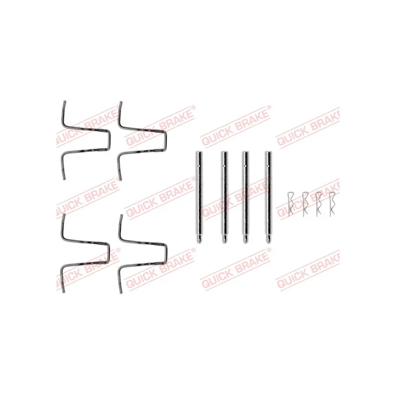 Kit d'accessoires, plaquette de frein à disque QUICK BRAKE 109-0976